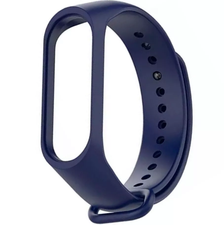 

Ремешок для браслета Xiaomi Mi Band 5, силиконовый, темно-синий