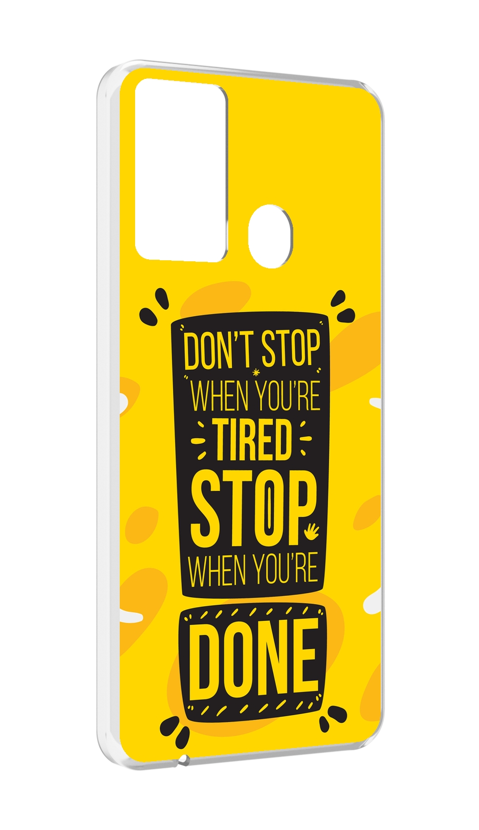 

Чехол MyPads yellow-done для Itel P37/Itel Vision 2S, Прозрачный, Tocco