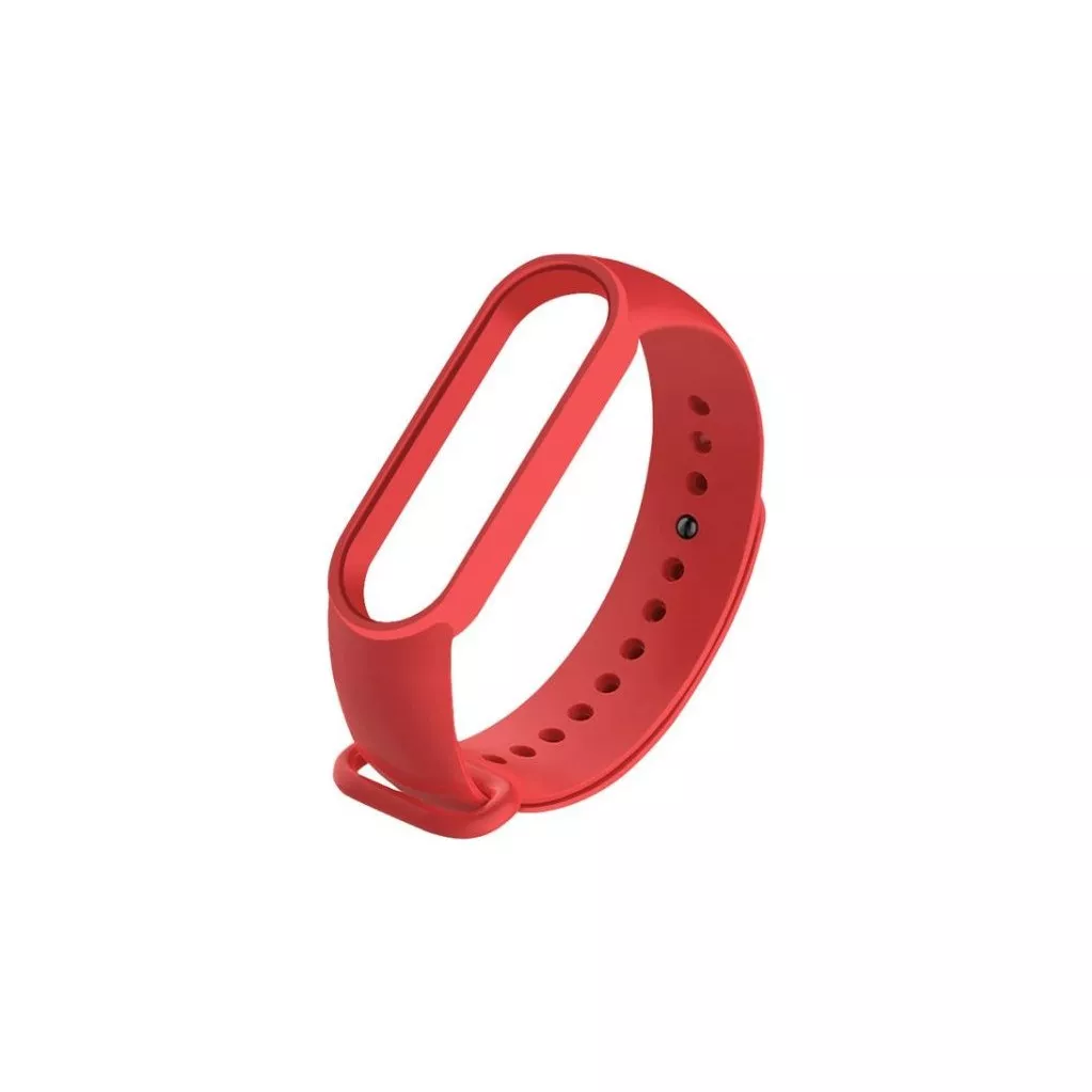 

Ремешок для браслета Xiaomi Mi Band 5, силиконовый, красный