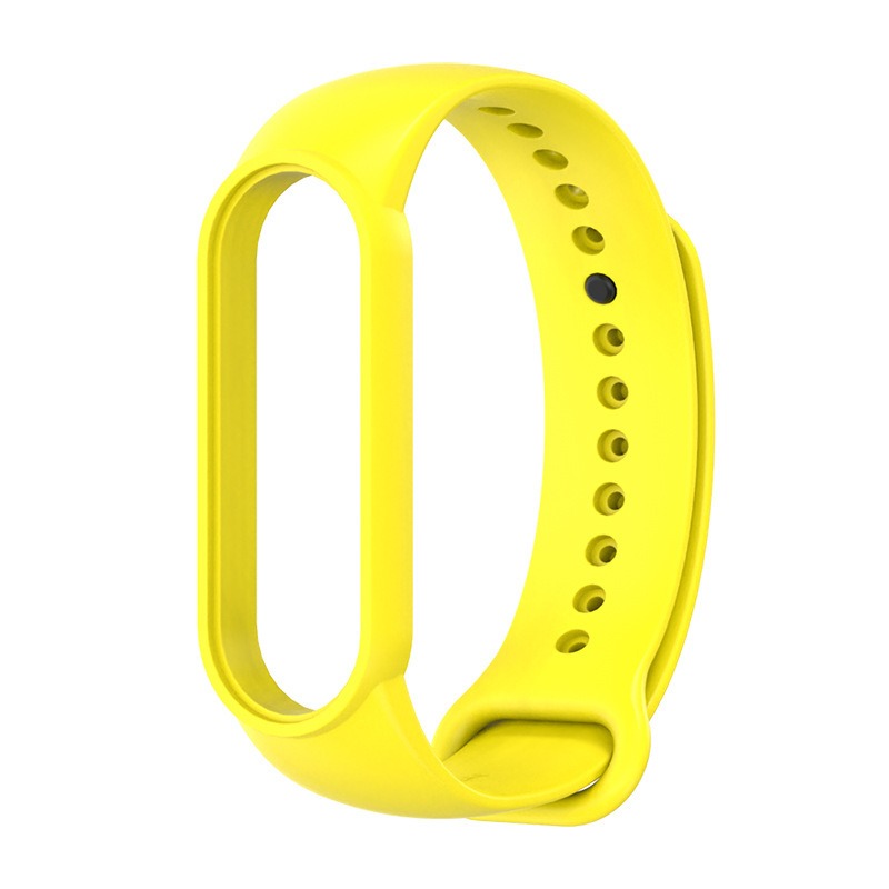 

Ремешок для браслета Xiaomi Mi Band 5, силиконовый, желтый