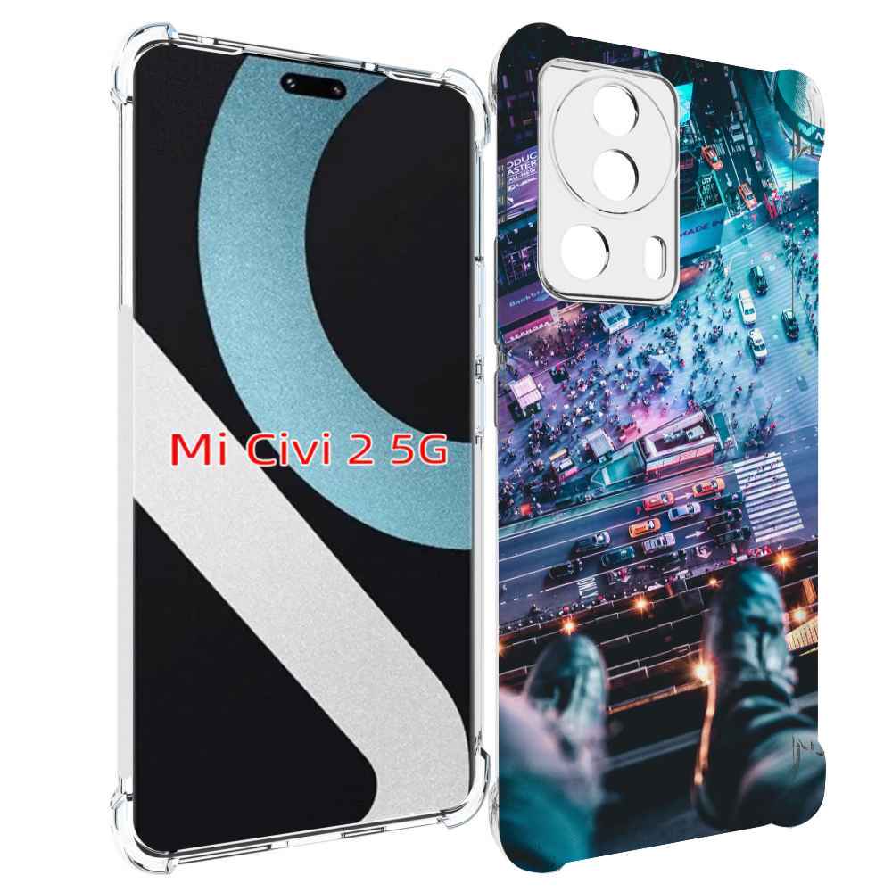

Чехол MyPads парень на крыше для Xiaomi Civi 2, Прозрачный, Tocco