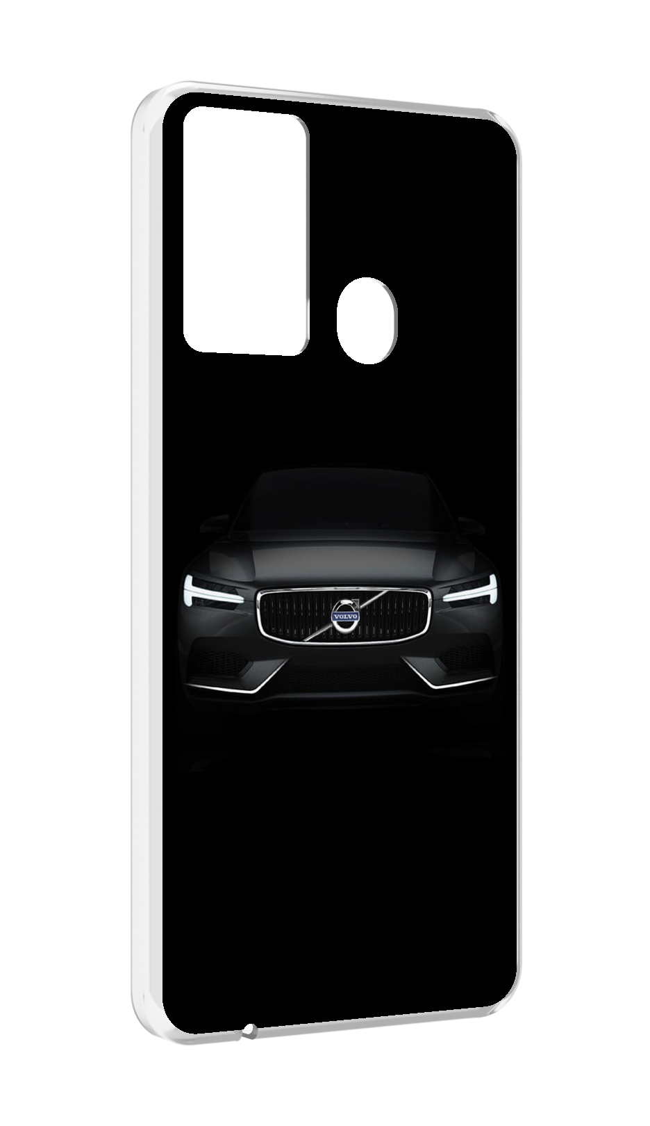 

Чехол MyPads volvo вольво 1 мужской для Itel P37/Itel Vision 2S, Прозрачный, Tocco