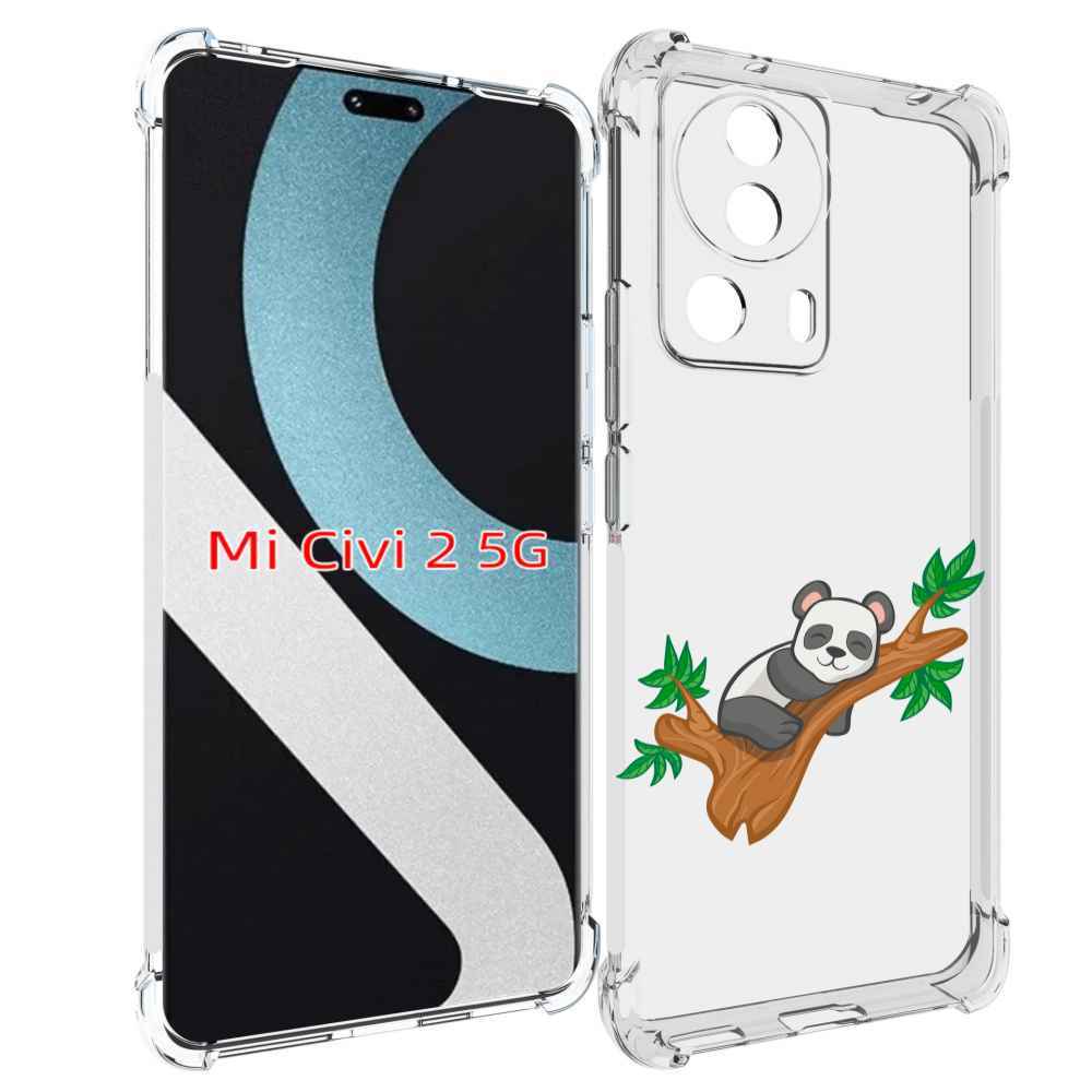 

Чехол MyPads панда-на-деревце для Xiaomi Civi 2, Прозрачный, Tocco