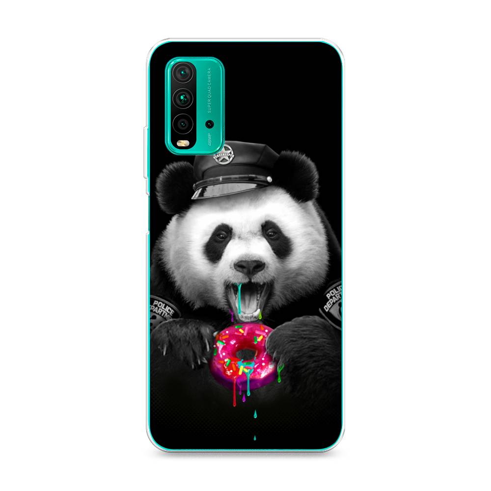 

Чехол Awog на Xiaomi Redmi 9T "Панда police", Разноцветный, 39850-2