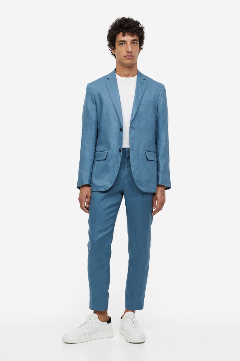 

Брюки мужские H&M 0761501023 голубые 56 EU (доставка из-за рубежа), 0761501023