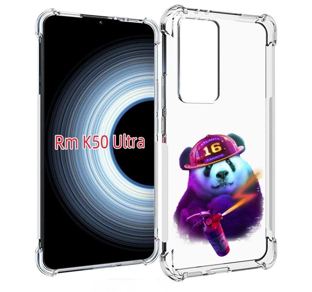 

Чехол MyPads Яркая панда детский для Xiaomi 12T / Redmi K50 Ultra, Прозрачный, Tocco