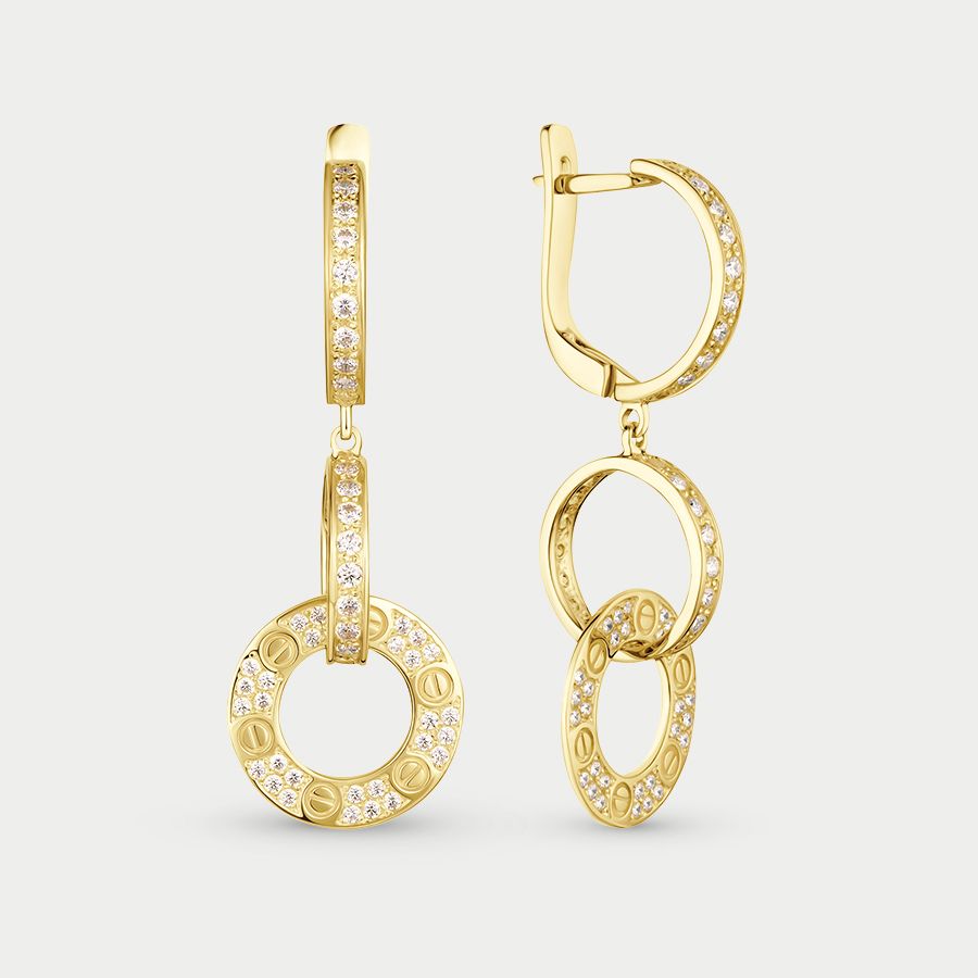 

Серьги из золота с фианитом GOLD CENTER С1025/1-5401, С1025/1-5401