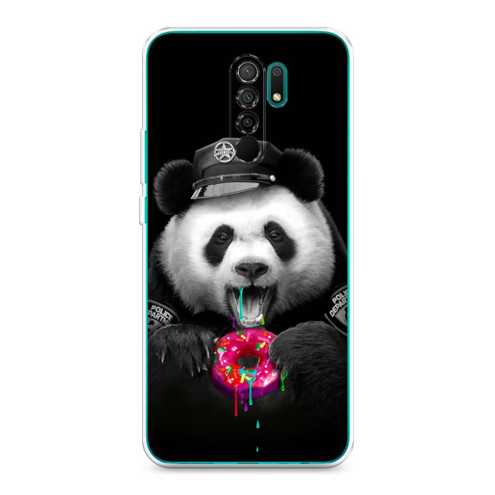 

Чехол Awog на Xiaomi Redmi 9 "Панда police", Разноцветный, 38350-2