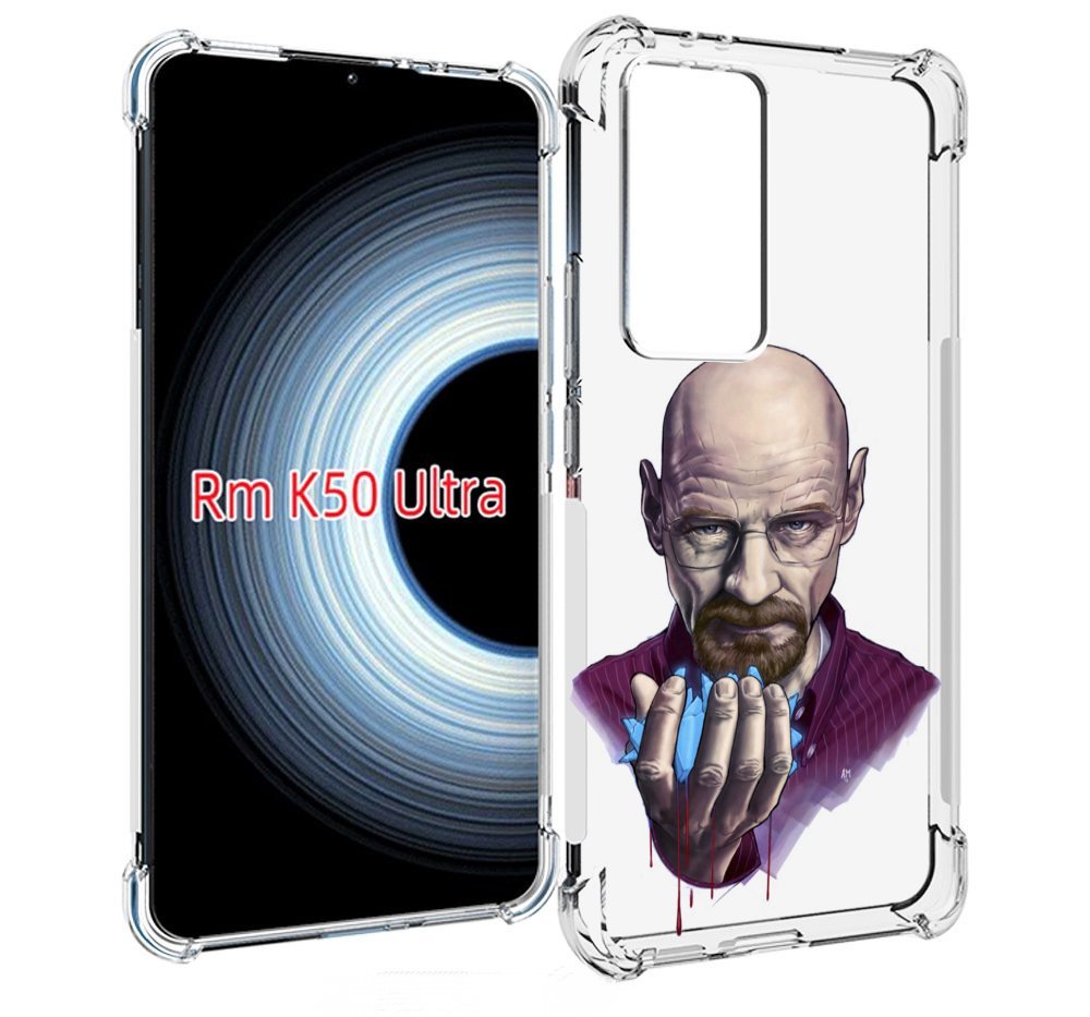 

Чехол MyPads Хайзенберг для Xiaomi 12T / Redmi K50 Ultra, Прозрачный, Tocco