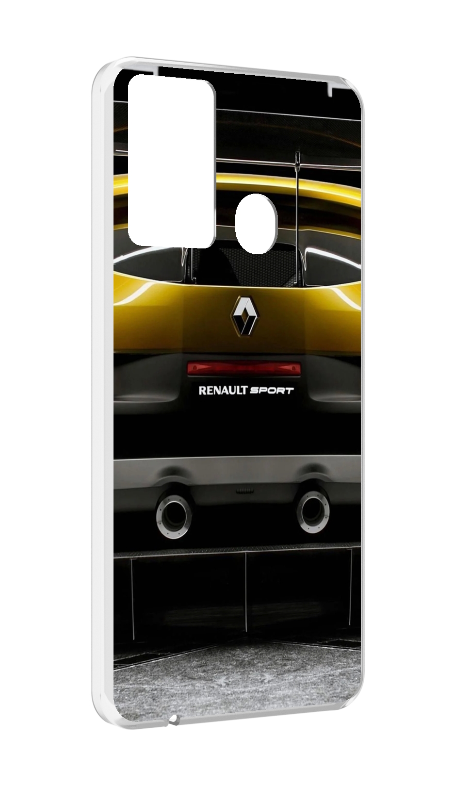 

Чехол MyPads renault-рено-3 мужской для Itel P37/Itel Vision 2S, Прозрачный, Tocco