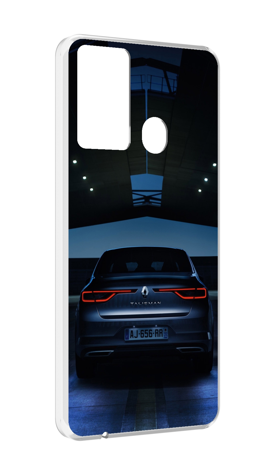 

Чехол MyPads renault рено 1 для Itel P37/Itel Vision 2S, Прозрачный, Tocco