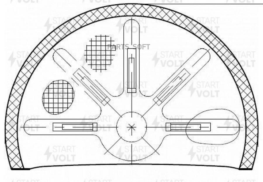 Фильтр грубой очистки сетка Hyundai Accent II TagAZ 1.3i/1.5i (D11мм) STARTVOLT