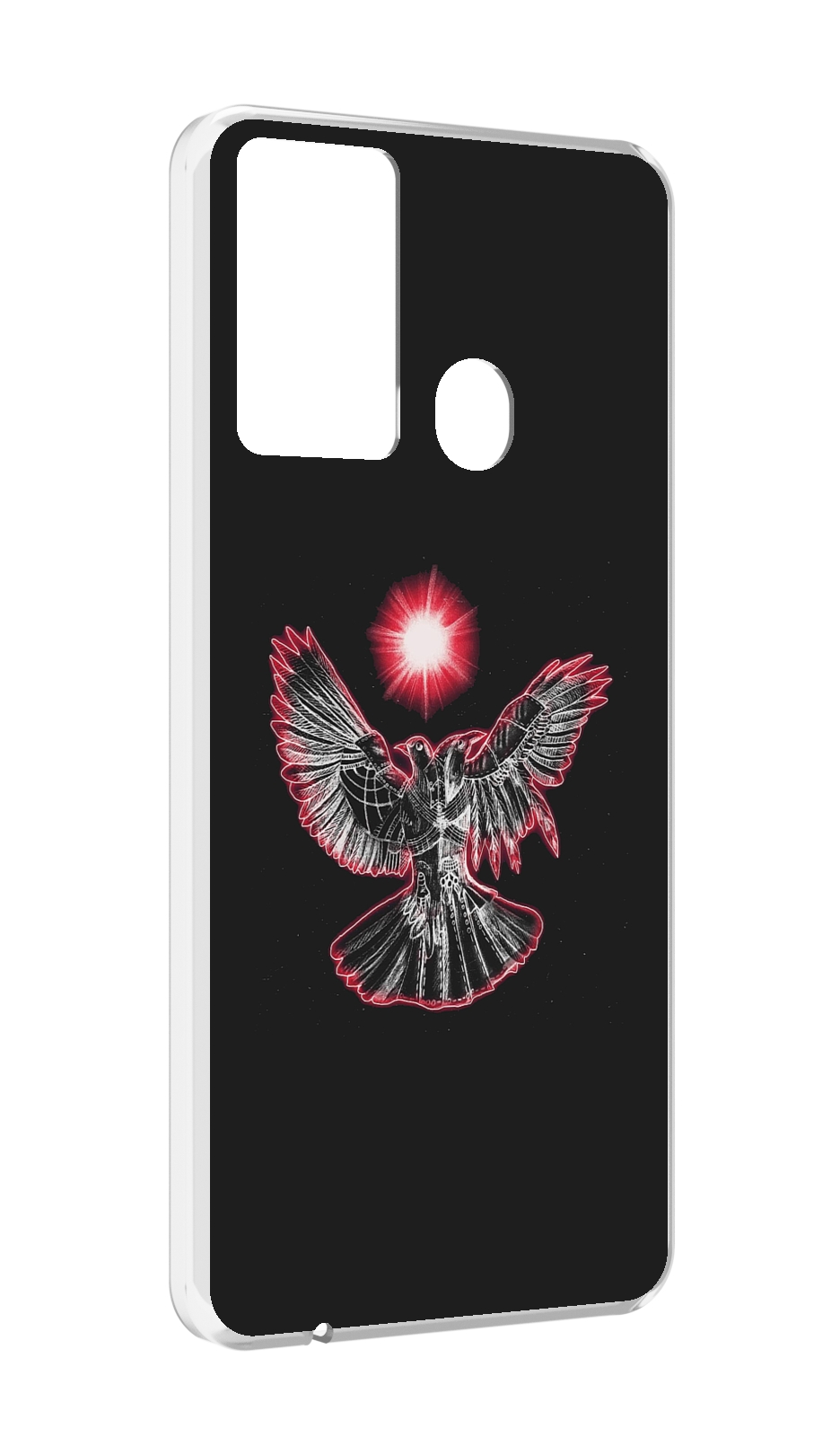 

Чехол MyPads pyrokinesis валькирия для Itel P37/Itel Vision 2S, Прозрачный, Tocco