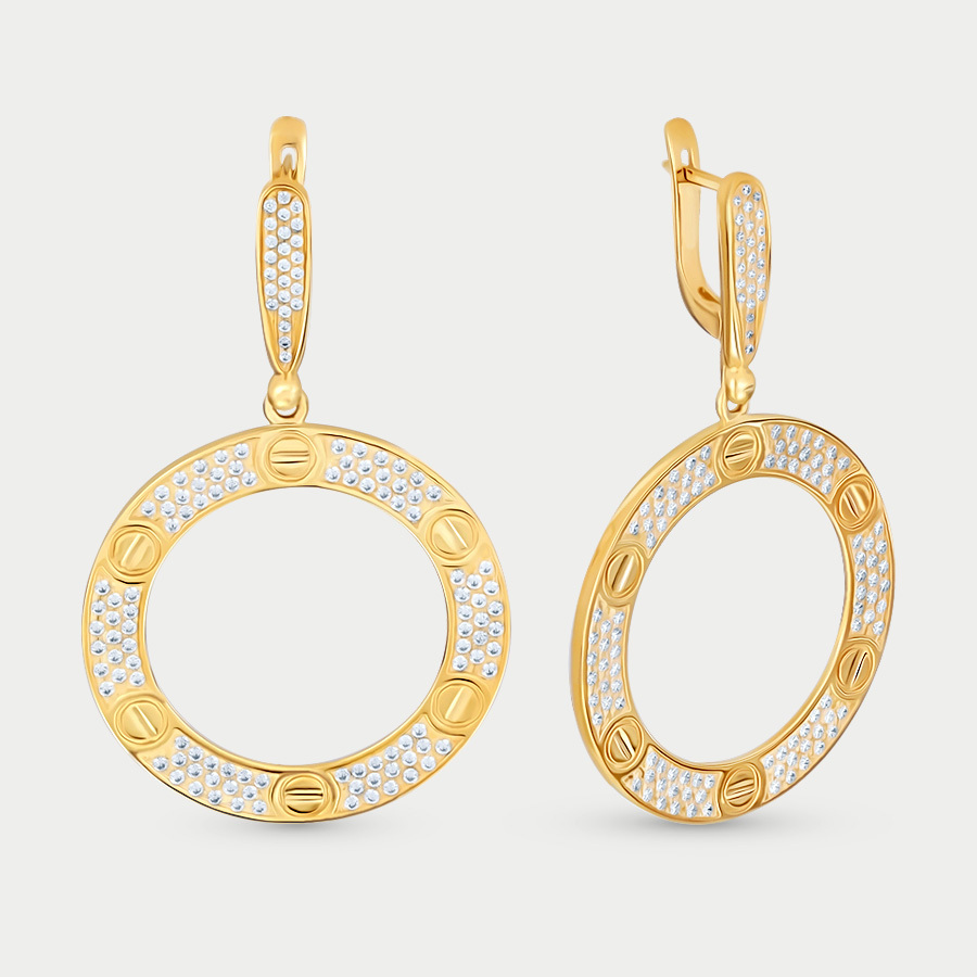 

Серьги из золота с фианитом GOLD CENTER С10252Л, С10252Л