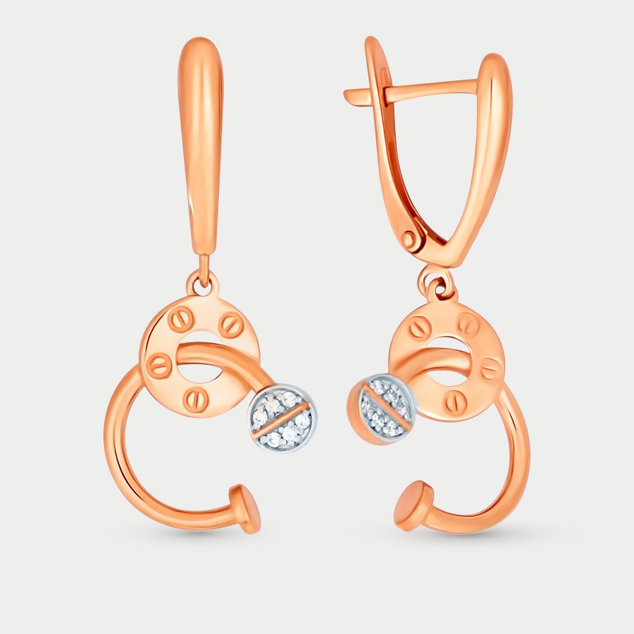 

Серьги из золота с фианитом GOLD CENTER с4570, с4570