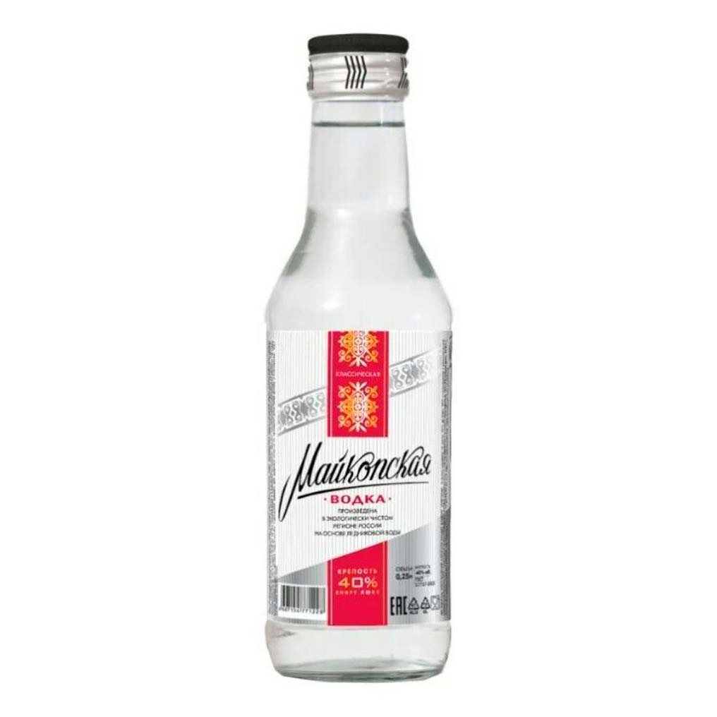 

Водка Майкопская 40% 0,25 л