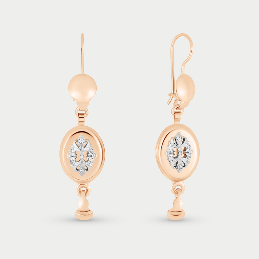 

Серьги из золота с фианитом GOLD CENTER 2832, 2832