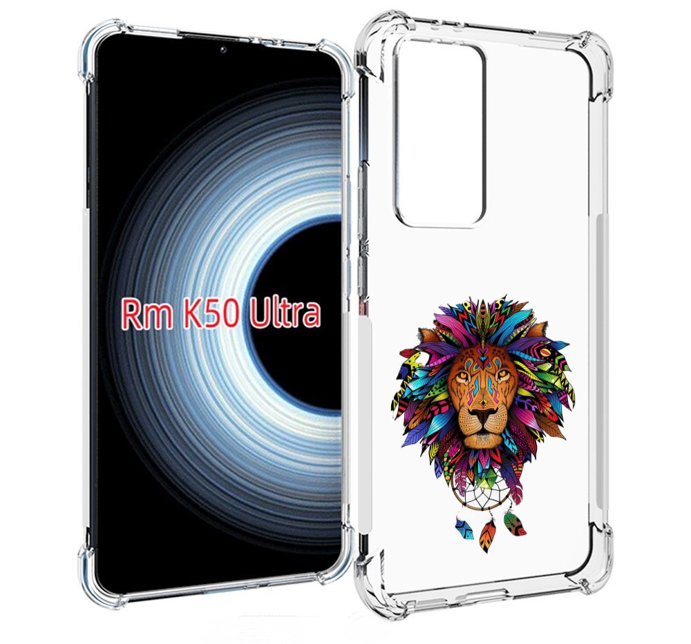 

Чехол MyPads Тотемный Лев для Xiaomi 12T / Redmi K50 Ultra, Прозрачный, Tocco