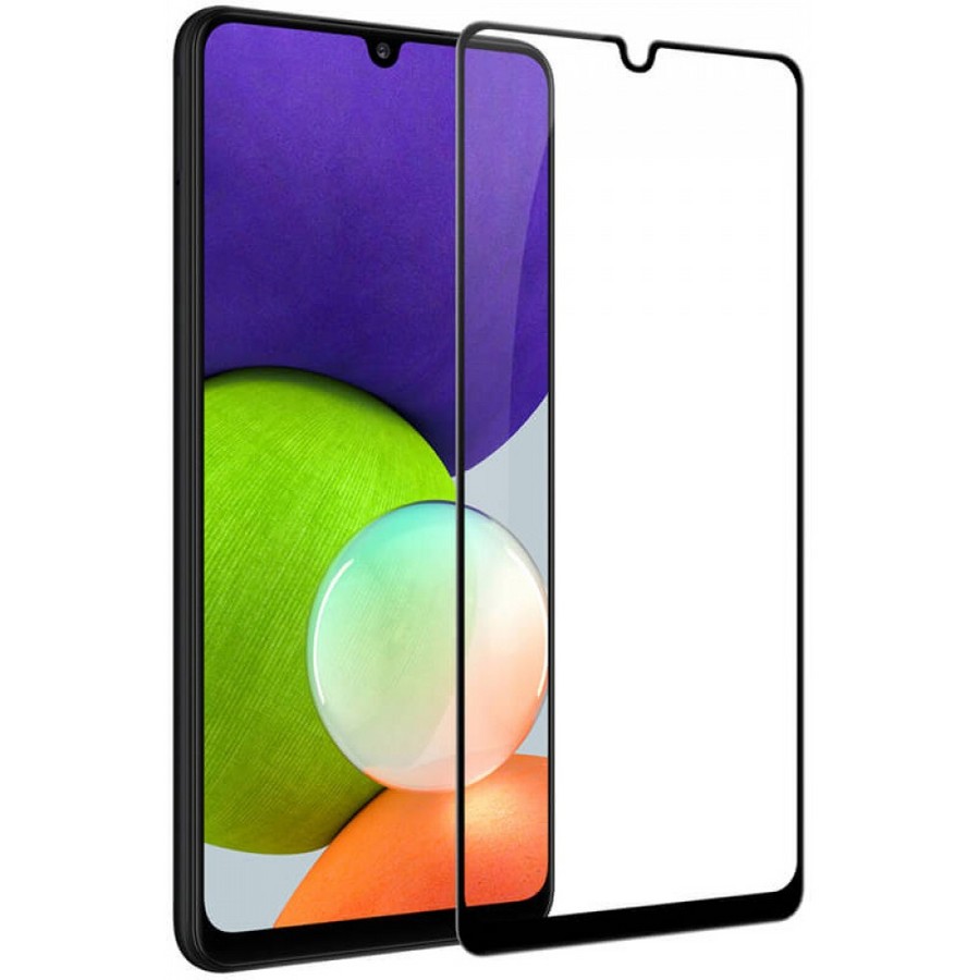 

Защитное стекло Bingo 9D для Samsung A22 4G (Черное)