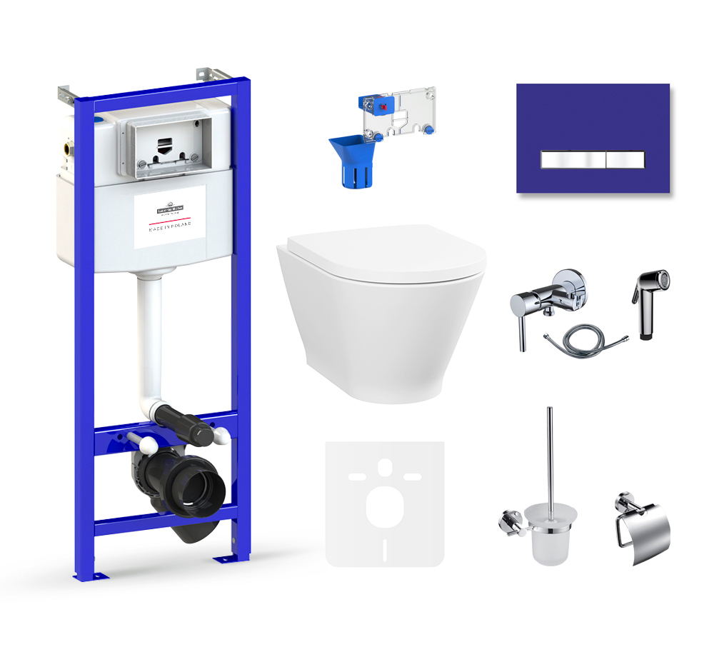 

Комплект 10 в 1 Lavinia Boho Elegant Rimless 75110811, премиум со стеклянной клавишей