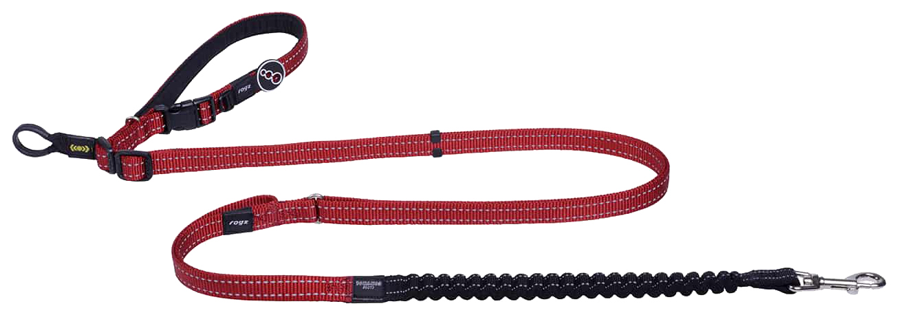 

Поводок Rogz Utility HLF11-C, красный, М, 16 мм, 210 см