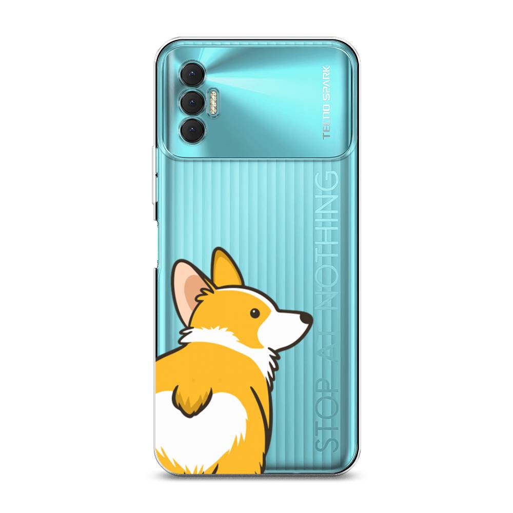 

Чехол Awog на Tecno Spark 8P "Корги следуй за мной", Разноцветный, 301450-2
