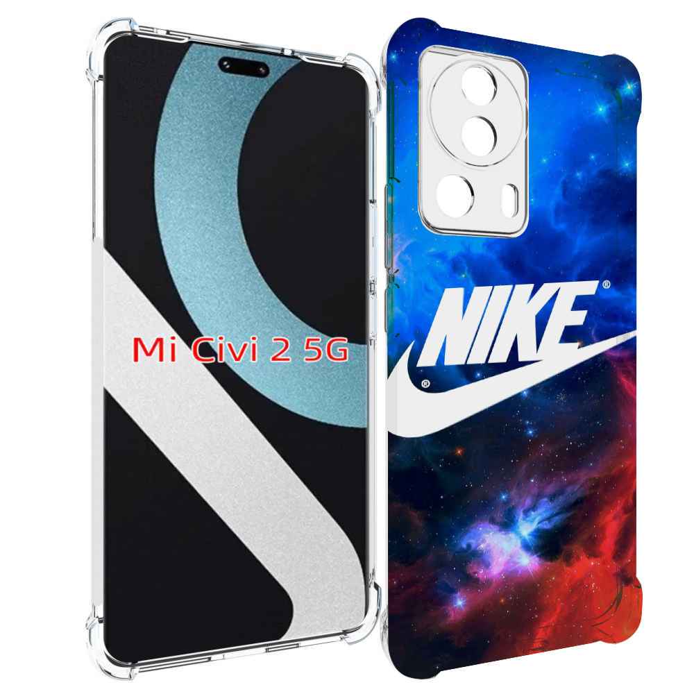 

Чехол MyPads найк в космосе для Xiaomi Civi 2, Прозрачный, Tocco