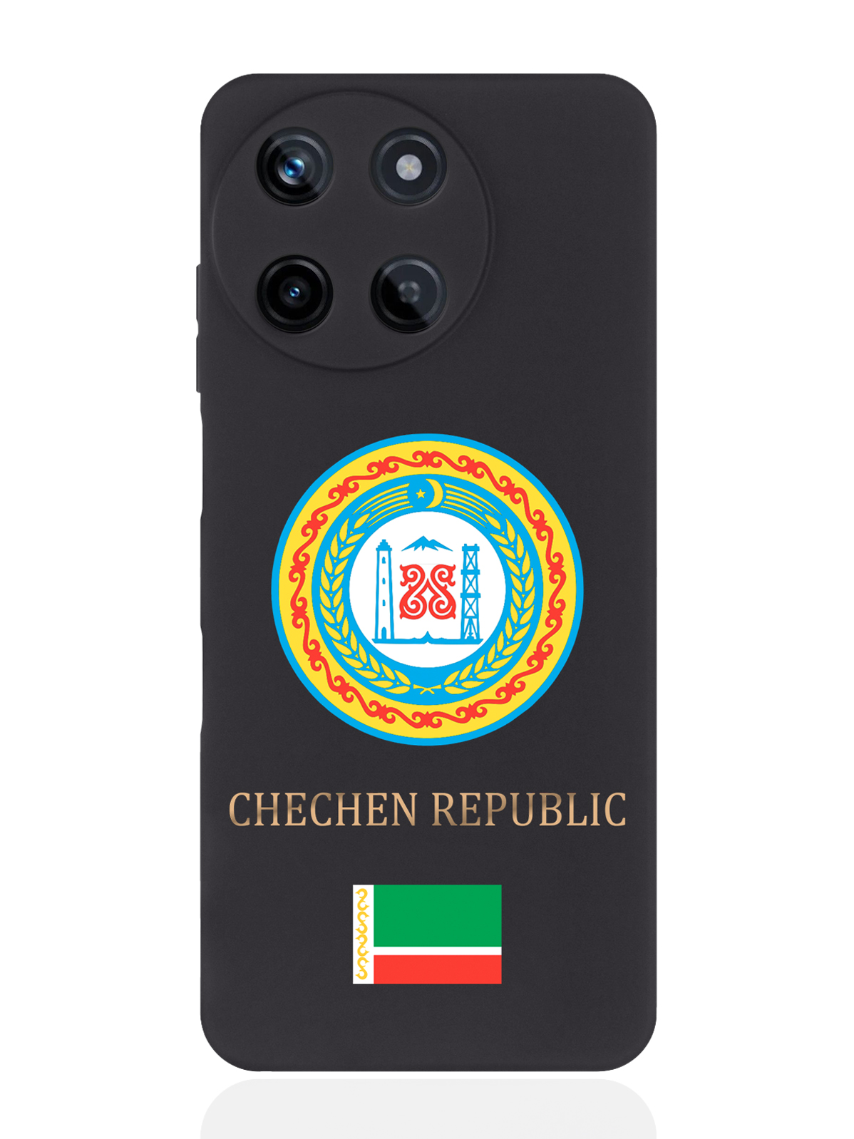 

чехол SignumCase для Realme 11 5G Герб Чечни, Разноцветный, Realme 11 5G