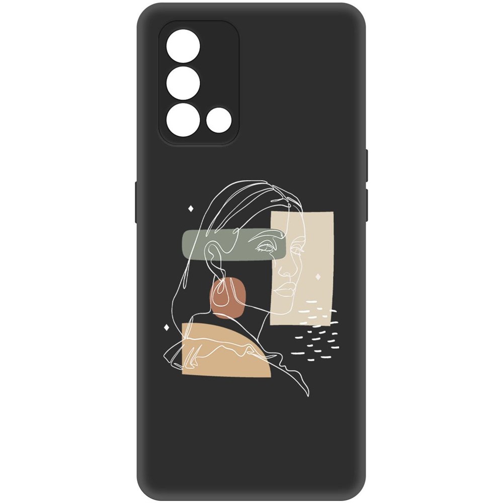 

Чехол-накладка Софт Уверенность для Oppo A74, Черный