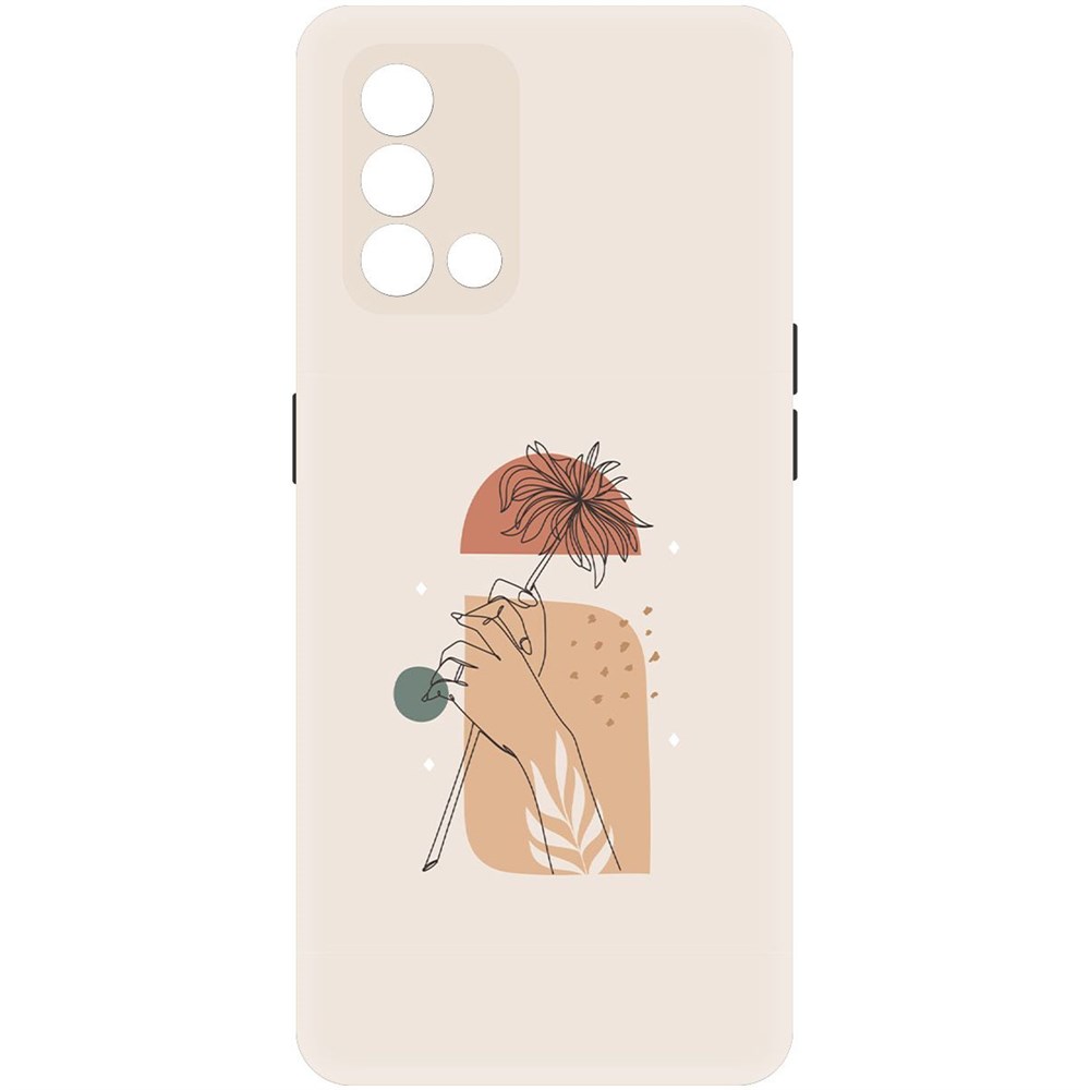 

Чехол-накладка Софт Романтика для Oppo A74, Черный