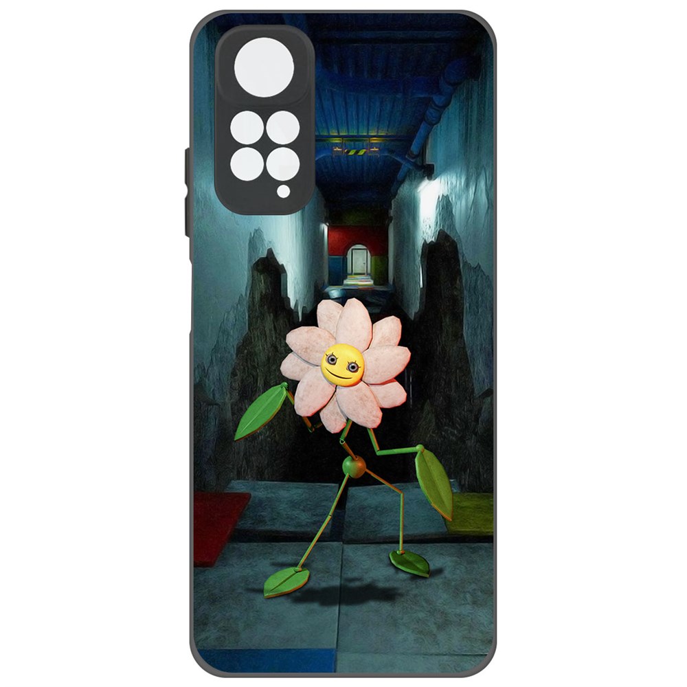

Чехол-накладка Софт Хаги Ваги - Дейзи для Xiaomi Redmi Note 11, Черный
