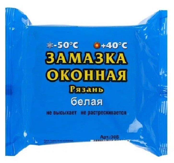 

Замазка оконная 400г, белая, для герметизации стыков, швов и трещин, Белый, Г-5-276