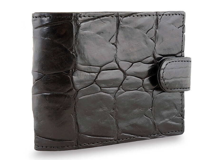 

Портмоне мужское Exotic Leather Kk-091 черное, Черный, kk-091