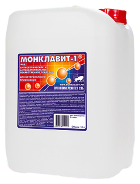 Раствор для наружного применения Монклавит-1, 10 л