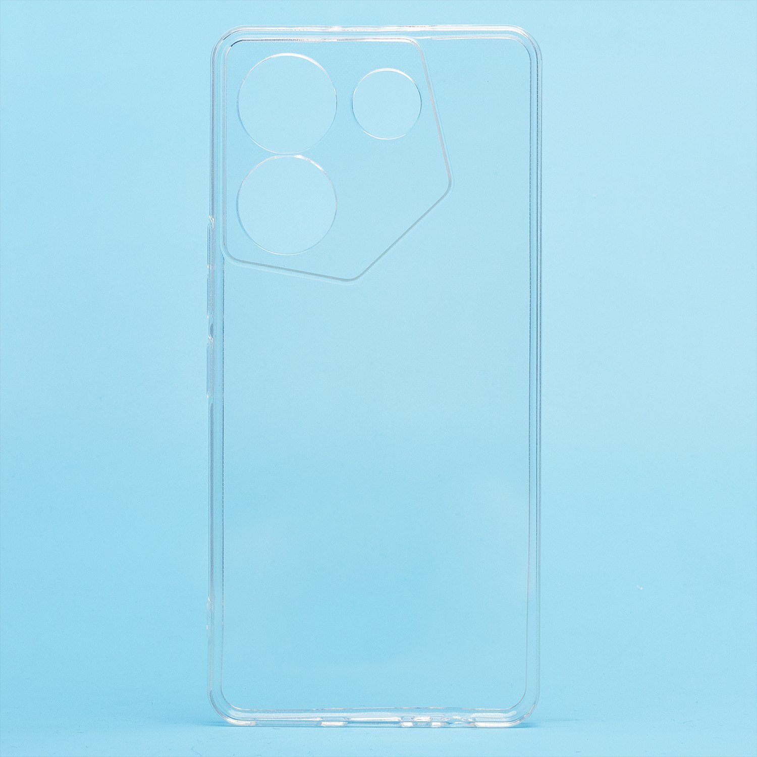 

Чехол для Tecno Camon 20 Pro 5G (CK8n) силиконовый ультратонкий <прозрачный>