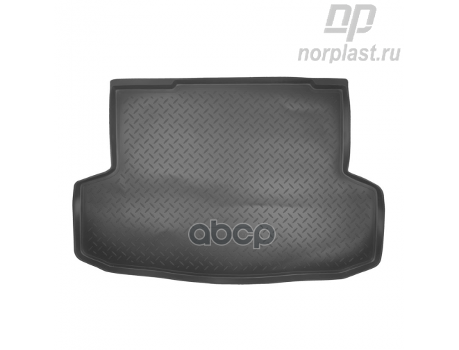 фото Коврик в багажник полиуретан norplast chevrolet aveo sd 06- черный 1 шт. npl-p-12-05 chevr