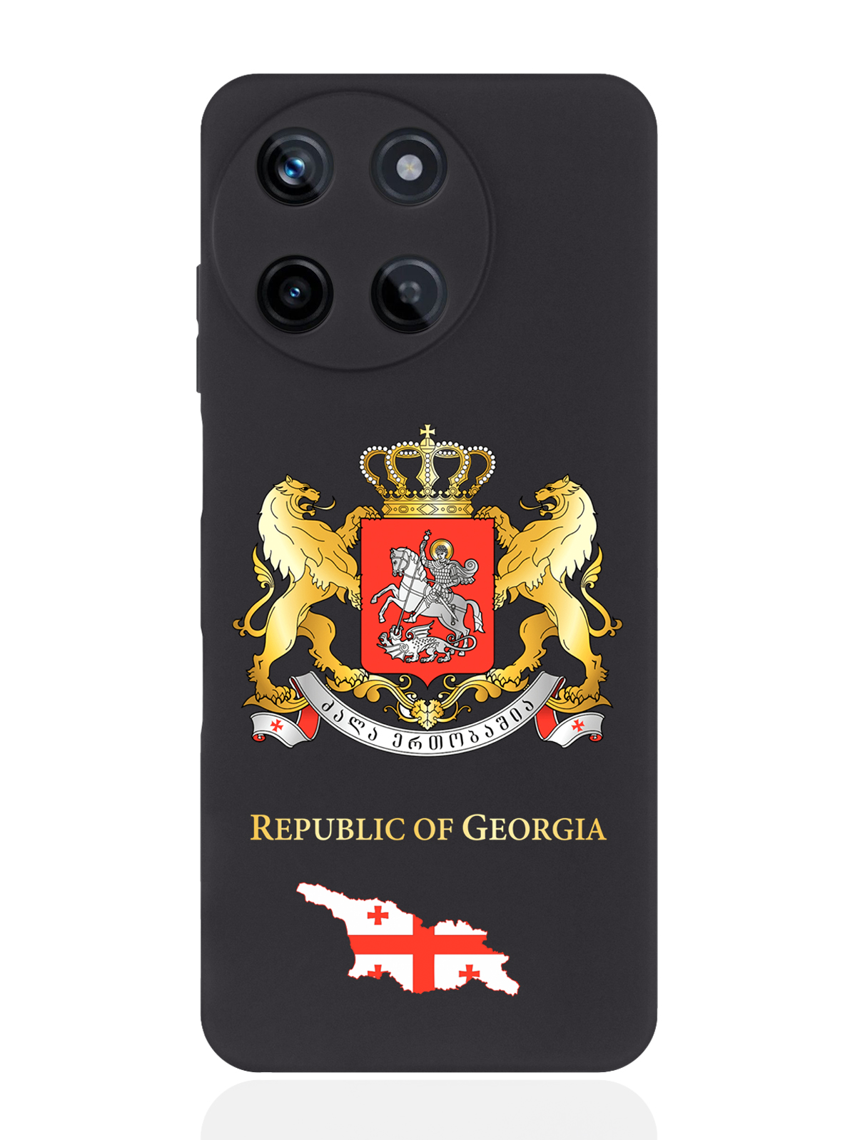 

чехол SignumCase для Realme 11 5G Герб Грузии, Разноцветный, Realme 11 5G