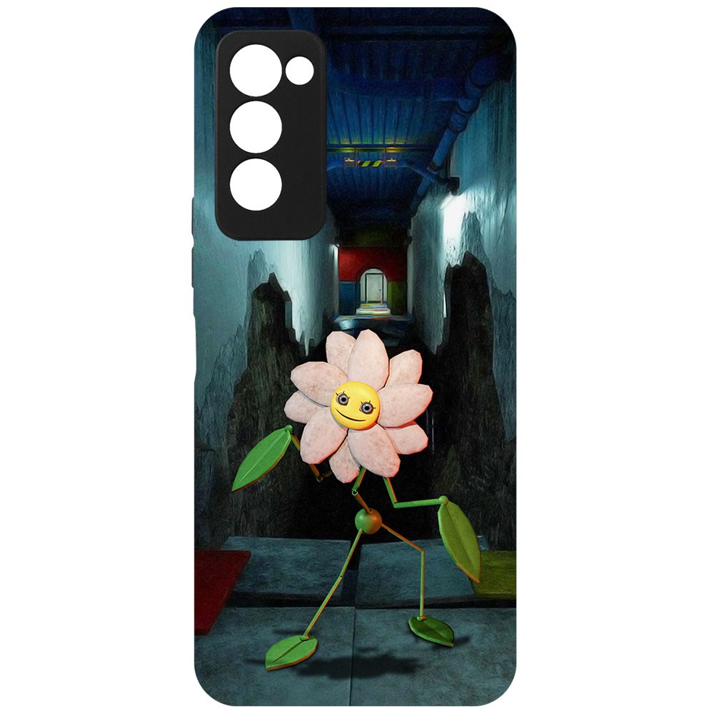 

Чехол-накладка Софт Хаги Ваги - Дейзи для Tecno Camon 18, Черный