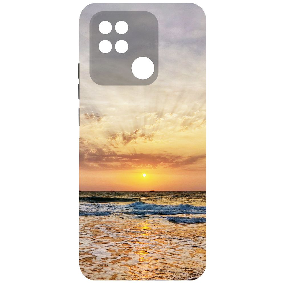 

Чехол-накладка Krutoff Soft Case Индия, Пляжи Гоа для Xiaomi Redmi 10C черный