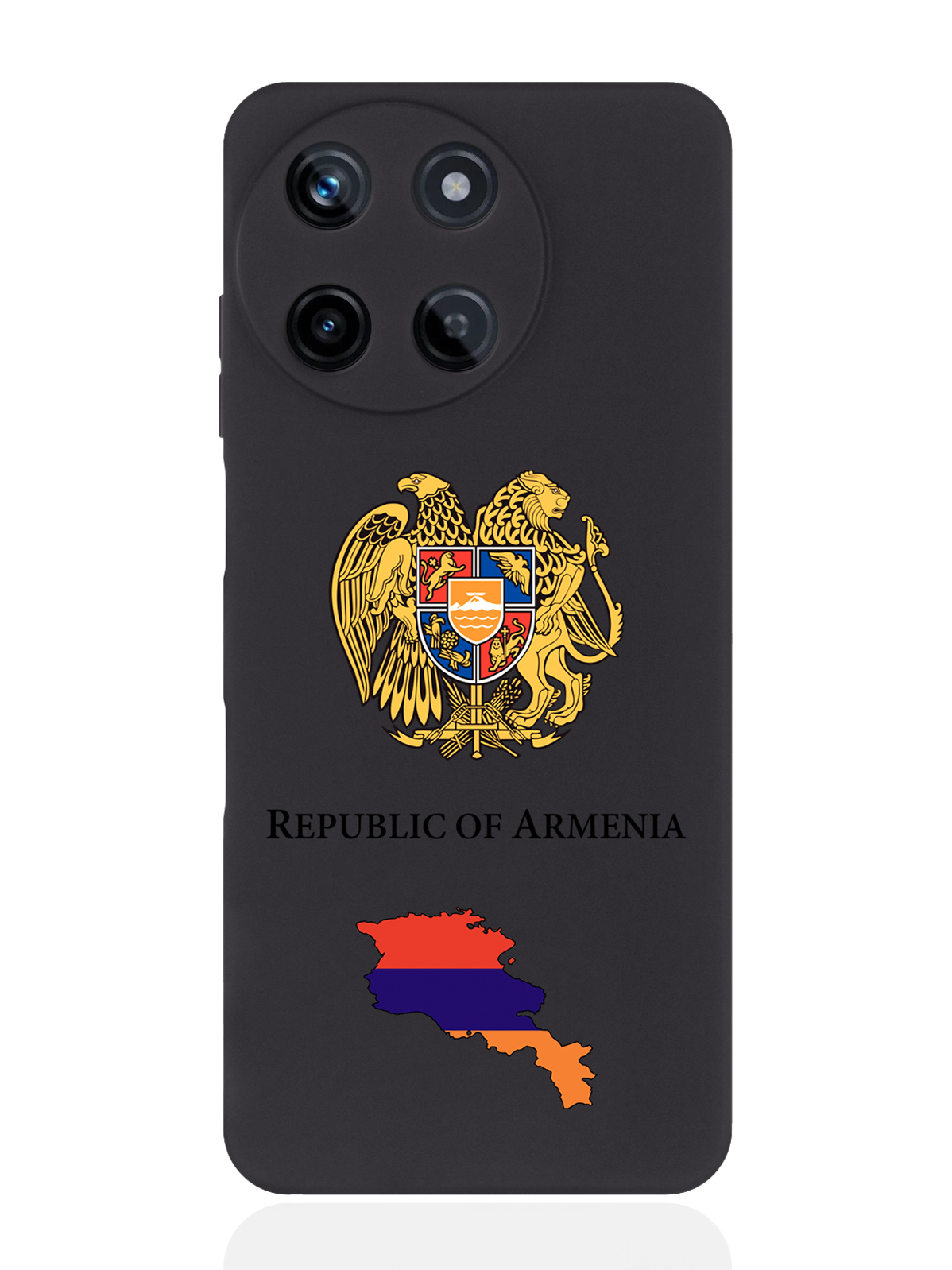 

чехол SignumCase для Realme 11 5G Герб Армении, Коричневый;черный;белый, Realme 11 5G