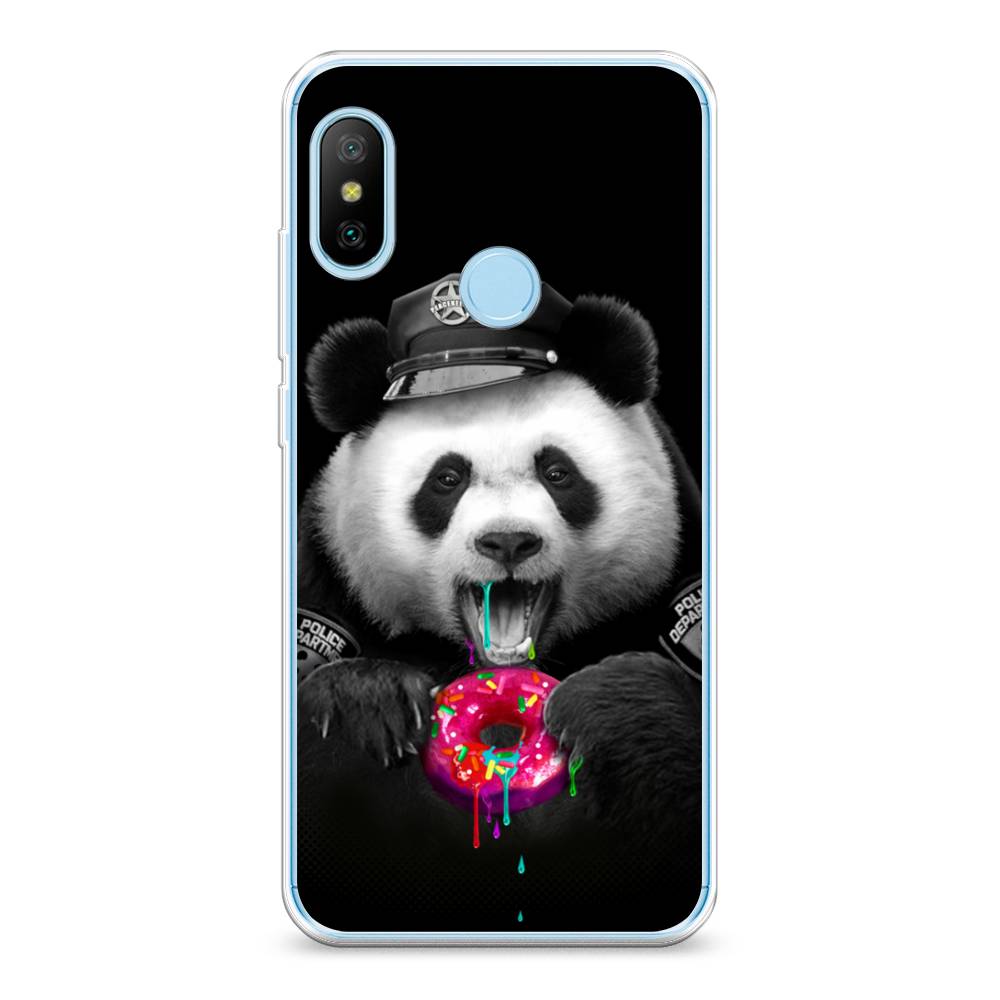 

Чехол Awog на Xiaomi Redmi 6 Pro/6 Plus/Mi A2 Lite "Панда police", Разноцветный, 33950-2