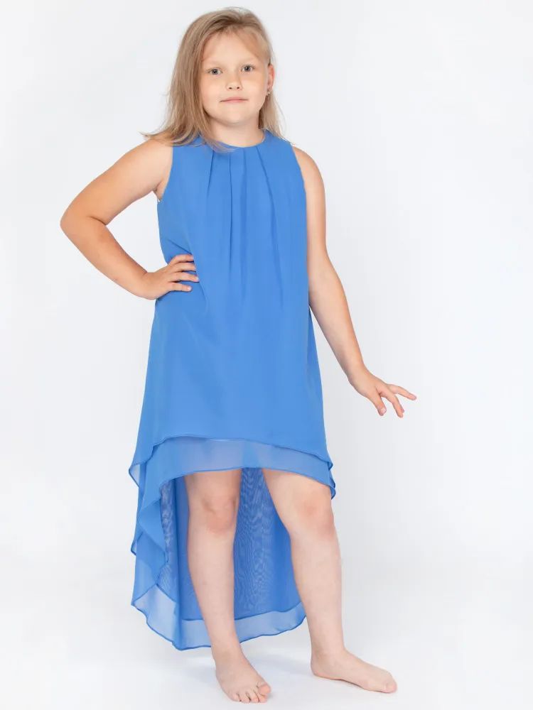 Платье детское Orini 5829305 цв. голубой р. 164