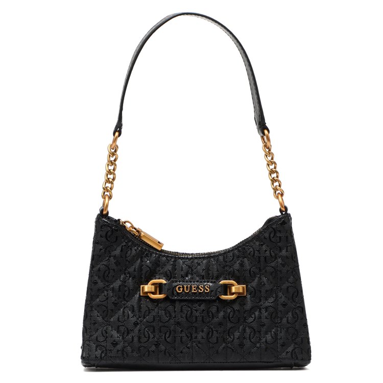 

Сумка-багет женская Guess HWGB8987730 черная, Черный, HWGB8987730