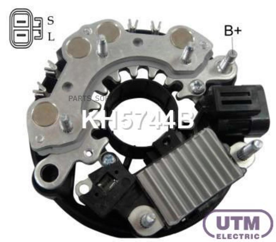 

UTM Регулятор+диодный мост генератора 1шт UTM KH5744B