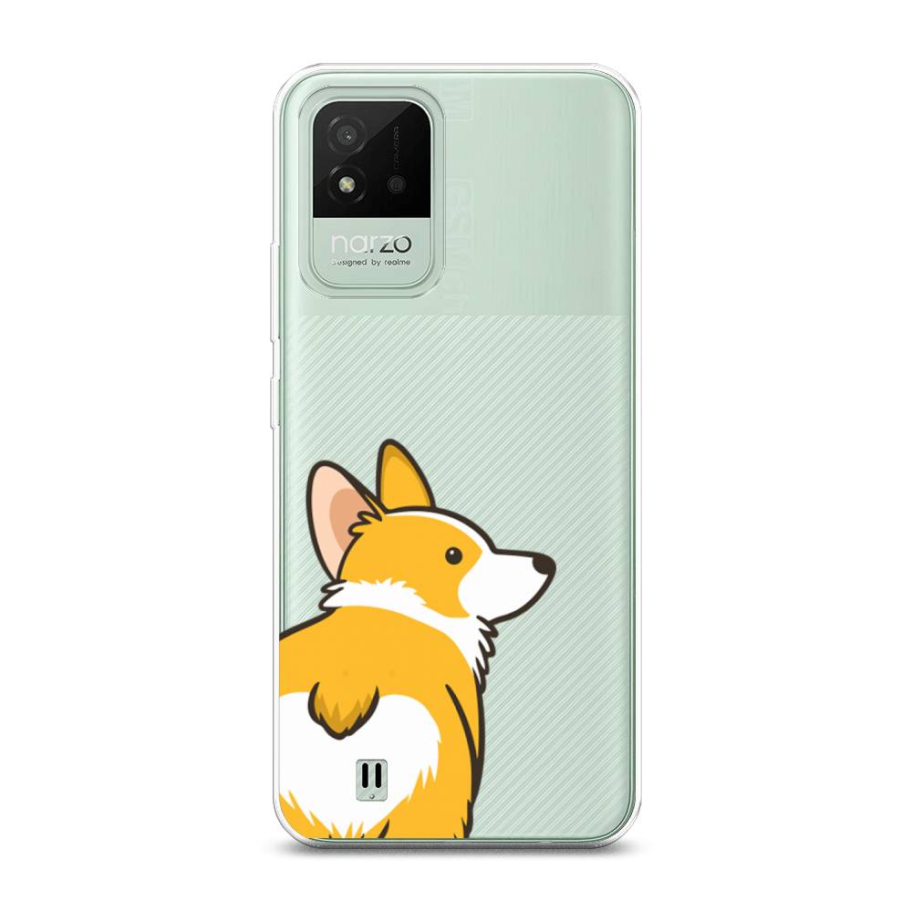 

Чехол Awog на Realme Narzo 50i "Корги следуй за мной", Разноцветный, 2510050-2