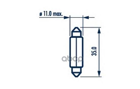 

Лампа C5w 24v Sv8,5 T11x35 Narva арт. 17136