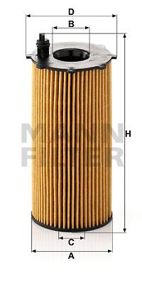 

Фильтр масляный двигателя MANN-FILTER HU8202X