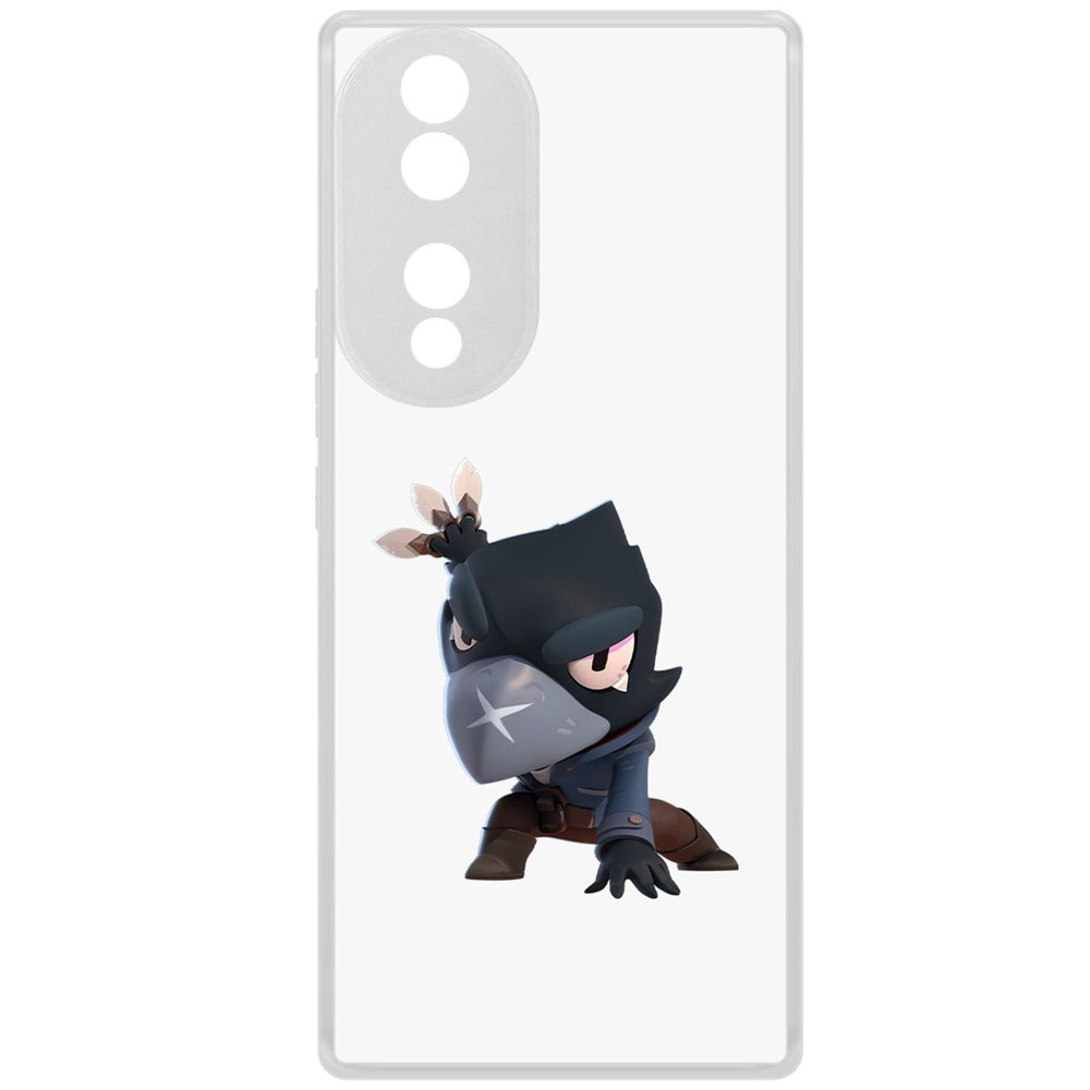 

Чехол-накладка Brawl Stars-Ворон для Honor 70, Прозрачный