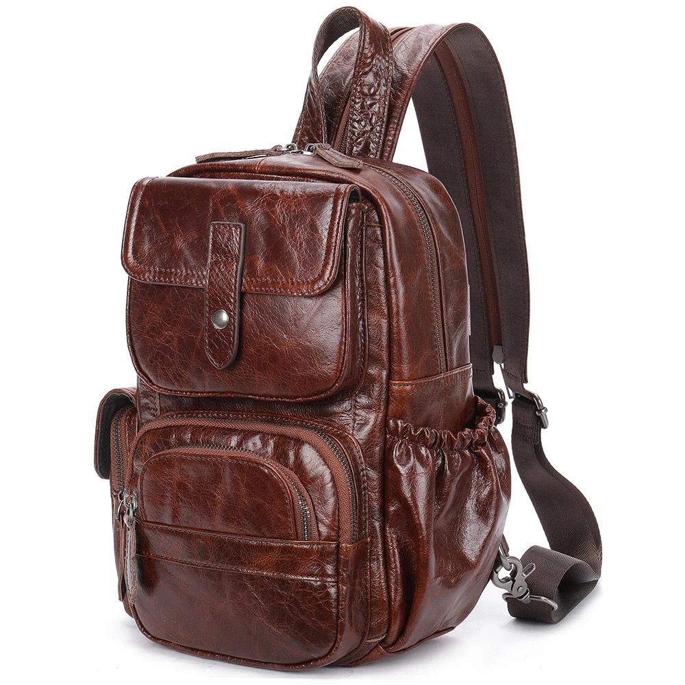 Рюкзак TAYBR TAY-9106 коричневый, 30x18x10 см