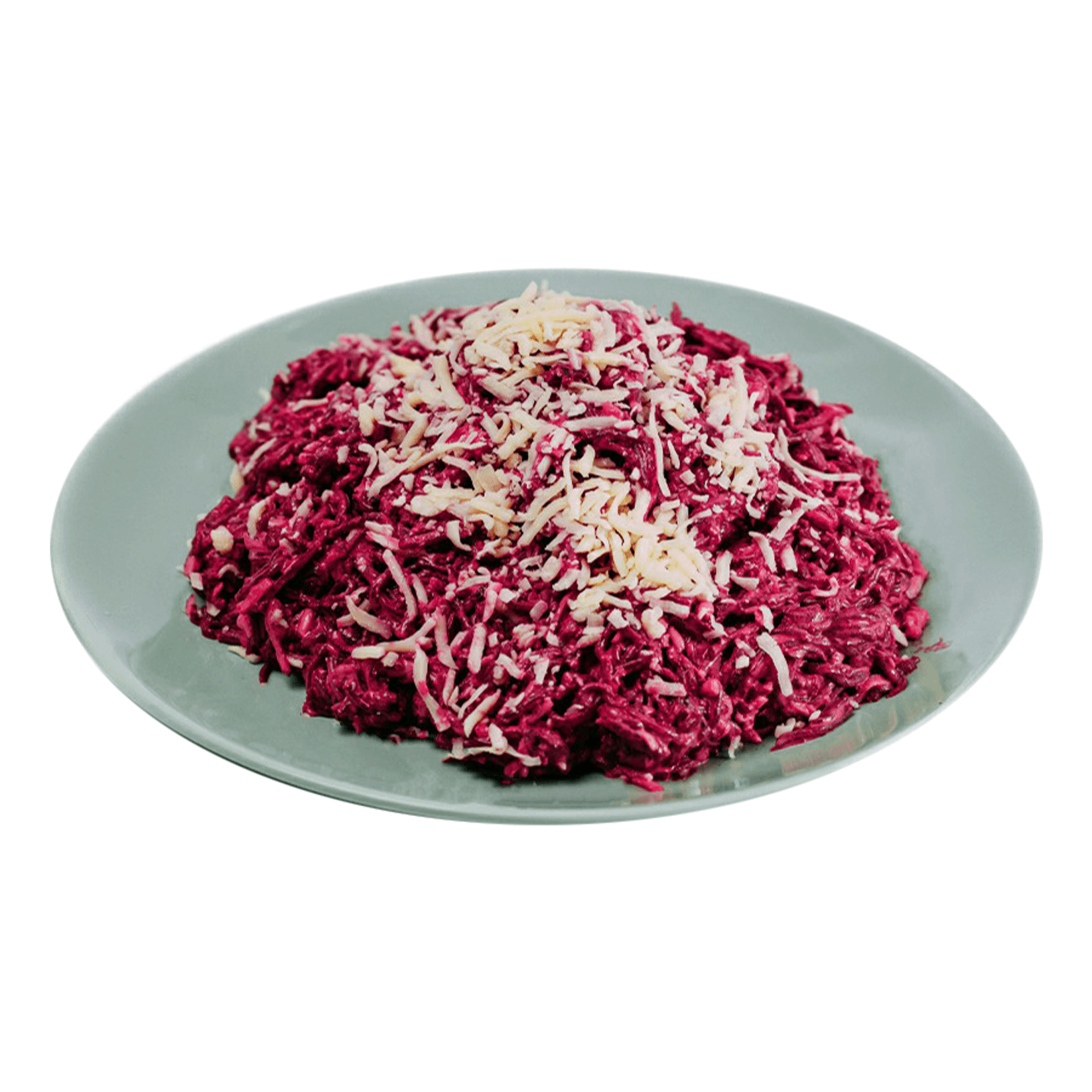 

Салат овощной из свеклы с сыром и чесноком +-500 г